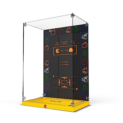 Image of ALiquid Acrylic Display Case for Lego PAC-MAN Slot Machine 10323, 3 mm Acrylic Display Case for Lego 10323 (Not Included Clamping Blocks Set)