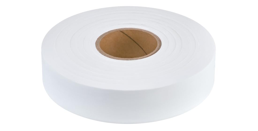 Empire Level 77-066 Flagging Tape, White, 600-Feet by 1-Inch