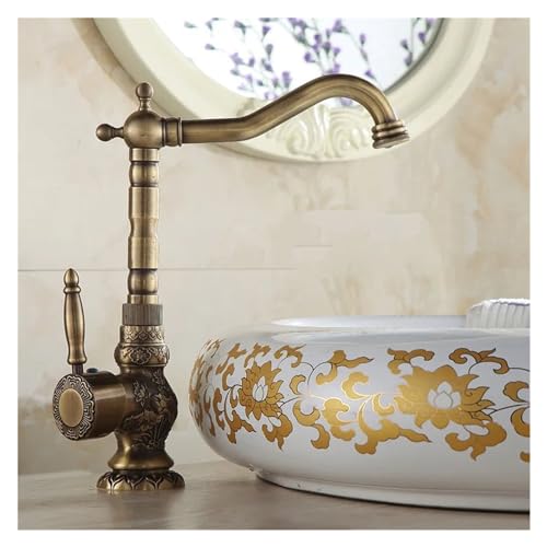 Faucet robinets de lavabo mitigeur salle de bains laiton - 6