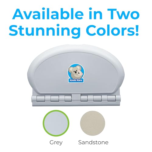 Koala Kare Oval Wall Mounted Baby Changing Station – Durable, Hygienic, Child Protection Straps, and internal steel pivot rod (Model KB208-01) by Koala Kare - Image 3