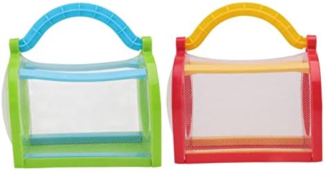 Happyyami 2pcs Box Portable Cage Outdoor Toys for Kids Jugetes para Niños Tool Set Toy Kids Exploration Toys Nature Exploration Toys Catcher Habitat Viewing Box Observation Box Large