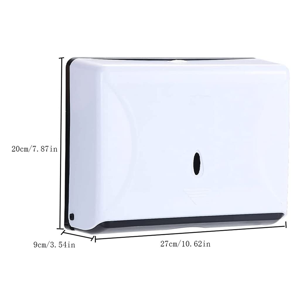 BKEKM Dispenser Salviette Dispenser di Asciugamani di Carta Commerciale Dispenser di Asciugamani a Parete di Grande capacità per Porta Asciugamani di Carta per Hotel Domestici Moda