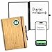 Produktbild BAMBOOK Classic Notizbuch - Bambus-Holz Hardcover - A4 - Kariert, Wiederverwendbares Notizbuch, Notizblock, Reusable Notebook