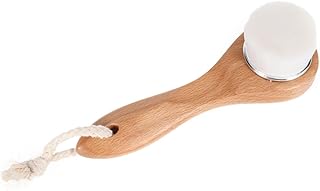 Healeved 1pc Wooden Handle Facial Cleansing B...