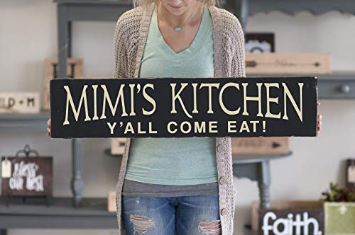 Nana's Kitchen Wood Sign Personalized Gift For Her Modern Farmhouse Wall Decor #TOP6