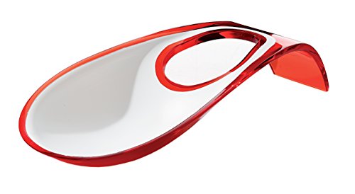 GUZZINI - 28560065 - Repose cuillère Bicolore Latina Rouge