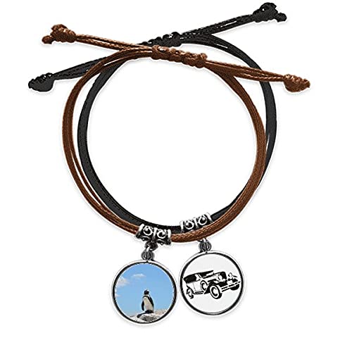 Bracelet photo Pingouin Antarctique, le cadeau parfait pour passionné de science et d'océans