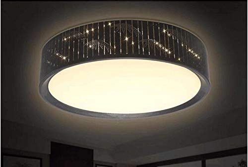 Preisvergleich Produktbild Badezimmerlampe Flur Energie Schlafzimmer Wohnzimmer Glühbirne Küche LEDSchwarzes rundes Deckenlicht weißes Licht