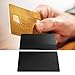 Metal Business Card, DIY Metal Credit Card with 4442 Chip Slot, Magnetic Stripe, Brass Matte Black, Engraveable, Writable, Readable, High Safety