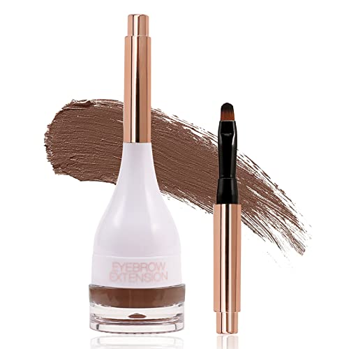 Boobeen Maquillage des sourcils, couleur des sourcils Definer, crème imperméable pour les sourcils Enhancer avec brosse, gel pour sourcils longue durée Cover