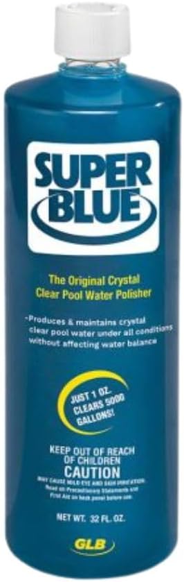 GLB Super Blue Super Concentrated Water Clarifier 8 oz 71201 (1 Pack)