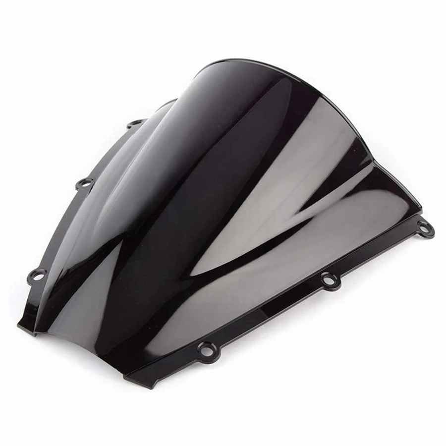 Pare-brise CBR600RR 2003-2004 contre le vent bulle double courbe noire
