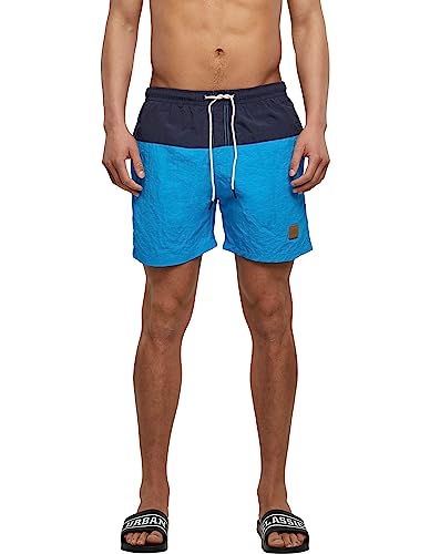 Preisvergleich Produktbild Urban Classics Herren Badehose Block Swim Shorts nvy / tur 3XL