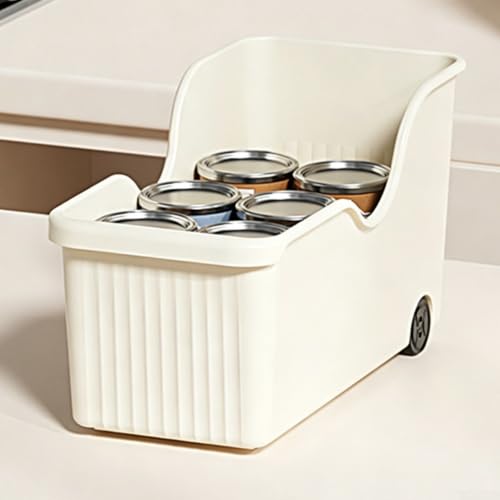 Organizador gabinete rodante de plástico ecológico: pack de 3 recipientes 39x19cm 8