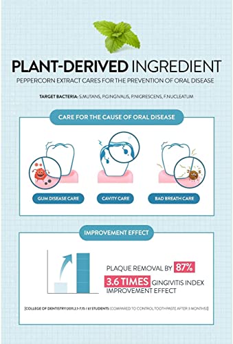 Perioe Flouride-Free Himalayan Pink Salt Toothpaste, 3.4 Oz - Ice Mint W/Aloe Vera | Vegan, Cruelty-Free, Paraben-Free Plaque & Tartar Remover Oral Care Travel Size Toothpaste #TOP4