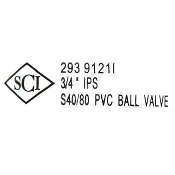 Amazon.com : SCI Boat 2-Way Ball Valve 29391211 | PVC 7/8