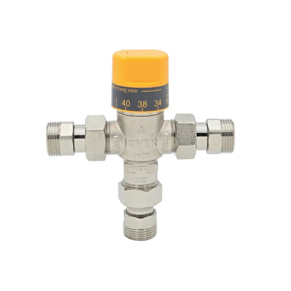 1 PZ MISCELATORE TERMOSTATICO P/PANNELLI SOLARI CON VALVOLE DI NON RITORNO 3/4" NextradeItalia Mod.FERX.DIAREA-RTWE-NA