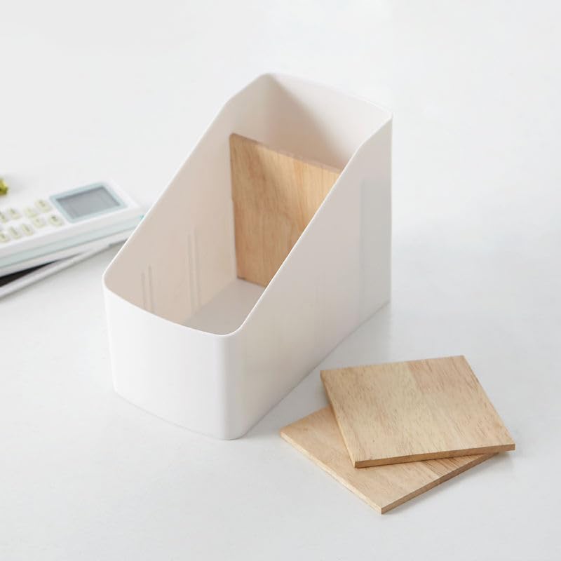 Image of AccuPrints Sumiko Multi-purpose Wooden Cosmetic Storage Box Detachable Desk Storage Box 4 Compartments Wooden Box Desktop Storage Organizer Desk Pens Remote Control