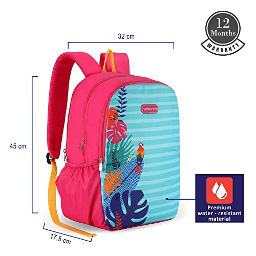 Image of Lavie Sport Stylish 17.5 inch School & College Backpack for Girls