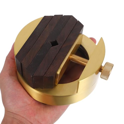 MAGICLULU Rotating Brass Engraving Device Adjustable Carving Vise for DIY Seal Craft Bench Clamp with Ergonomic Grip Workbench Accessory for Calligraphy and Stamp Carving - Image 4