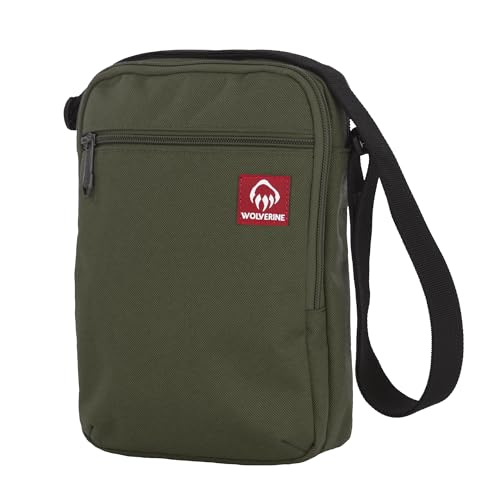 Sacoche bandoulière WOLVERINE Field Gear pochette olive unisexe pour vos balades urbaines