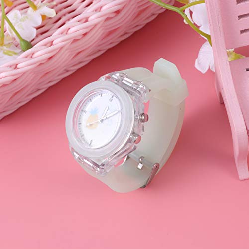 Relógio de Pulso Luminoso Infantil Ibasenice Relógio de Quartzo para Crianças, Verde, 23*4.2cm