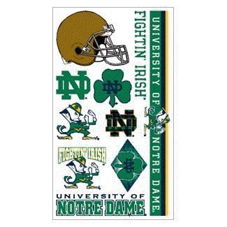Notre Dame Fighting Irish Temporary Tattoo