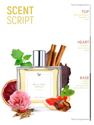 Image of EM5 Million Perfume for Men | Amber Woody Fresh Spicy Fragrance | Eau de Parfum Spray | Luxury Gift for Men