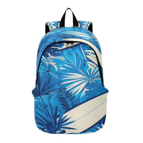 Sac à dos ordinateur portable avec bretelles rembourrées confortables plume bleue