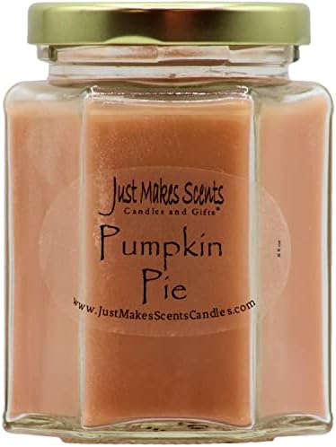 Pumpkin Pie Scented Blended Soy Candle | Hand Poured Fall Fragrance Candles | Made in The USA by Just Makes Scents