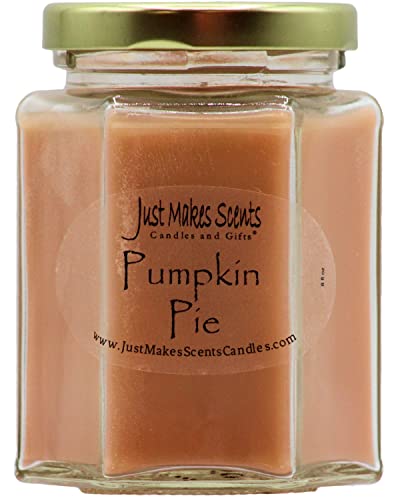 Pumpkin Pie Scented Blended Soy Candle | Hand Poured Fall Fragrance Candles | Made In The Usa By Just Makes Scents #TOP13