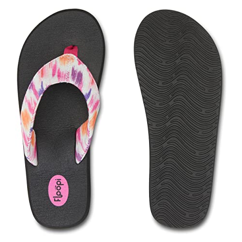 Image of Floopi Flip Flops for Women Flat Yoga Mat Thong Womens Sandals Ladies Beach Sandals with Indoor & Outdoor Anti Skid Soles