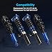JDMSPEED New Blue Coilover Suspension Lowering Kits Replacement For VW GTI 06-09 Golf MK5 03-07