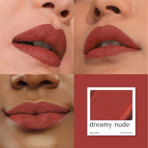 Image of Bella Vita Organic Perfect Pairing Duo | Kiss Proof Liquid Lipstick | Cherry Pop + Dreamy Nude | Transfer-Proof | Smudge-Proof | Intense Moisturisation | 18-Hr Stay | Ultra Matte Finish | 4.5Ml Each