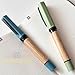 Jinhao 58 Wooden Fountain Pen - Fine Nib with Refillable Ink Converter, Smooth Writing for Calligraphy & Everyday Use (Morandi Blue)