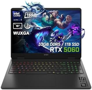 HP OMEN 16 Core Ultra 9-285H 32GB DDR5 1TB SSD RTX5060 8GB 16 inç Gaming Laptop Siyah - Görsel 2