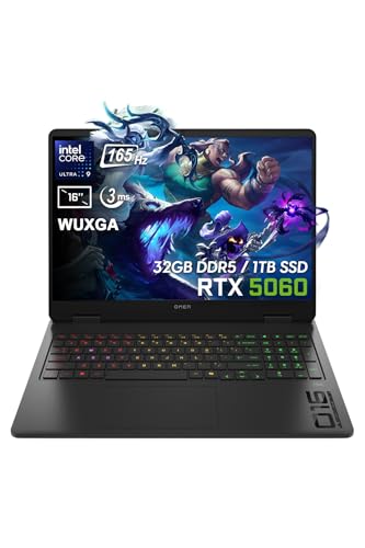 HP OMEN 16 Core Ultra 9-285H 32GB DDR5 1TB SSD RTX5060 8GB 16 inç Gaming Laptop Siyah