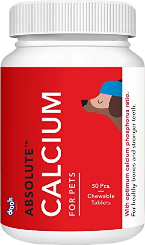 Image of Drools Absolute Calcium Tablet- Dog Supplement, 50 Pieces