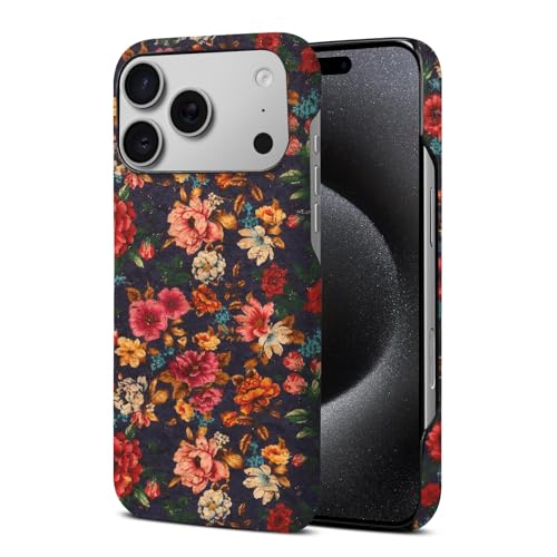 Coque iPhone 13 rigide violet foncé antichoc avec finition cuir premium