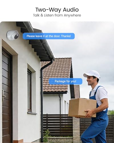Image of ZOSI 4MP 2.5K PoE Add-On Security Camera Outdoor, 1440p Surveillance IP Camera for Home Security, 100ft Night Vision, AI Human Vehicle Detection, Two-Way Audio, Works with Our PoE NVR Only