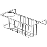 NETANY 2-in-1 Sponge Holder for Kitchen Sink, 304 Stainless Steel Rust Proof Sink Caddy Sponge Brush...