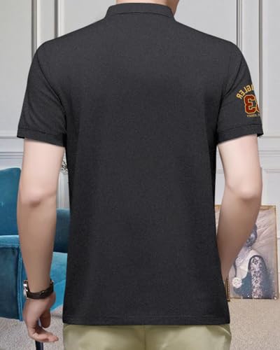 Image of Noble Monk Men's Cotton Blend Regular Fit Polo T-Shirt