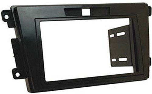 Scosche MA1533B Compatible with 2007-10 Mazda CX7 ISO Double DIN & DIN+Pocket Dash Kit Black