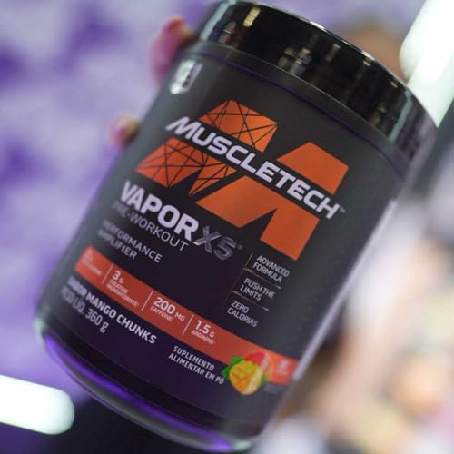 Vapor X5 - Pre Workout Muscletech Sabor: Mango Chunks 360G
