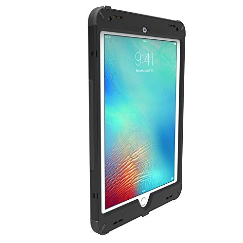9.7" Ipad Pro Case - Durable, Accessory Attachment Capability, Meets Mil-Std-810F, Impact Resistant - Black, Kraken Ams Series #TOP3
