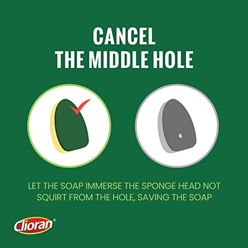 Dishwand Refills Sponges Heads, Dish Wand Scrubber Refill Non Scratch Replacement, Scrub Brush Soap Dispensing Handle, Soap-Filled Heavy Duty Dishwashing Sponge Dispenser Sink Dishwasher Pads Cleaning #TOP2