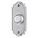 NuTone PB15LSN Wired Lighted Door Chime Push Button, Satin Nickel