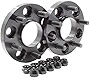 Wheel Accessories Parts Set of 2 Wheel Spacers Adapters 5x120 to 5x120 with 66.90 Hub Bore M14x1.5 Thread, Hub Centric to Vehicle and Wheel, Billet Aluminum Wheel Adapters 20mm Thick