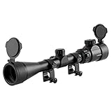 Very100 ライフルスコープ 照準器3-9x40E スナイパーライフル 輝度11段階調整可能 3～9倍可変ズーム 20mm対応 マウントリング付属 バトラーキャップ付き 窒素ガス充填 防霧対応 防水 防振 サバゲー 狩猟 実銃対応 VSR-10 L96等に