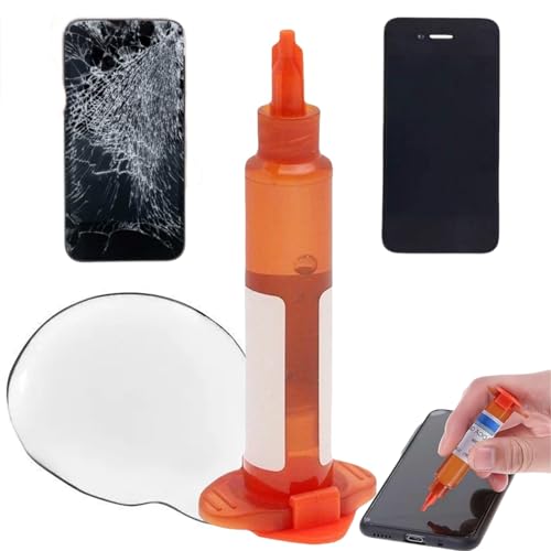 10ml Fix Cracked Cell Phone Screen Glue,Phone Glue,Glass Crack Repair Liquid,Adhesive Glu/e Cell Ph/one Repair Tool for Touch,Liquid Optical Clear Adh/esive Gl/ue,Suitable for Many Electronic Device